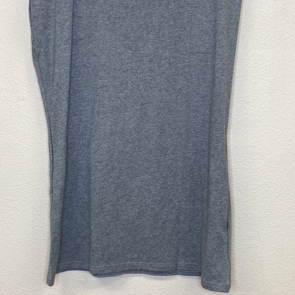 one one six Shoulder Pad Jersey Shift Dressj Heather Gray Size Medium NWT - Picture 7 of 11